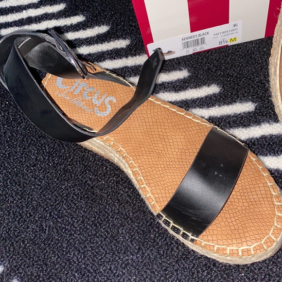 Circus by Sam Edelman Espadrille Sandals - Black - Size 8 1/2 - Picture 5 of 5